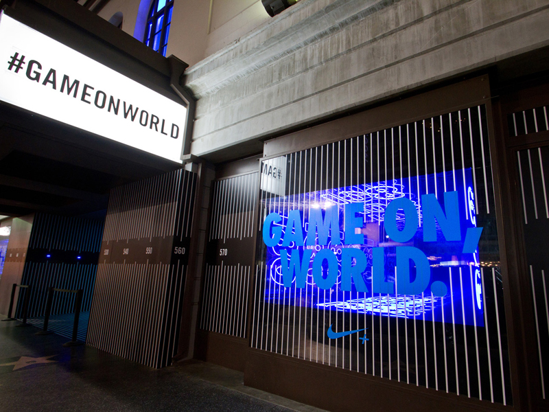 Nike+ #gameonworld / Montalban Theatre Entrance