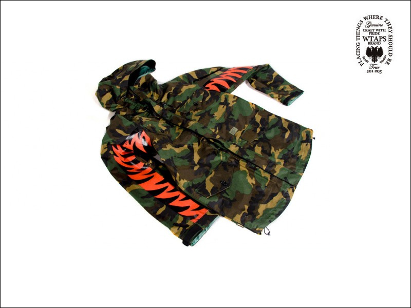 WTAPS – Sherpa Jacket Gore-Tex Camo "Tiger"; Photo © SlamJam