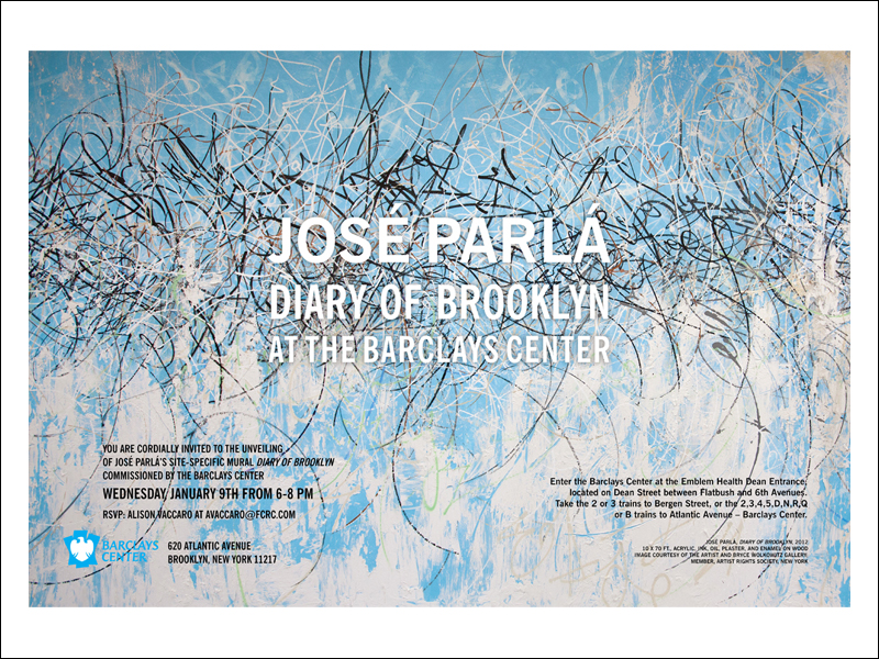 José Parlá: Diary of Brooklyn at Barclays Center