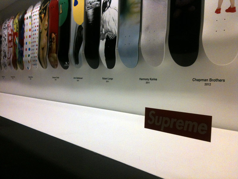 Supreme Artist Decks at 032c Workshop