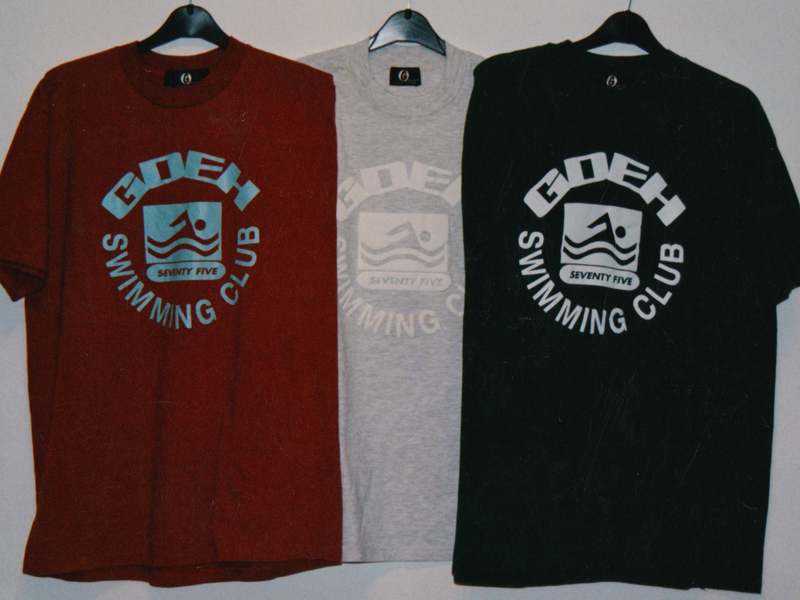 1990s Goodenough Japan GDEH Swimming Club Vintage T-shirts